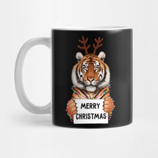 Tiger in Christmas Mug